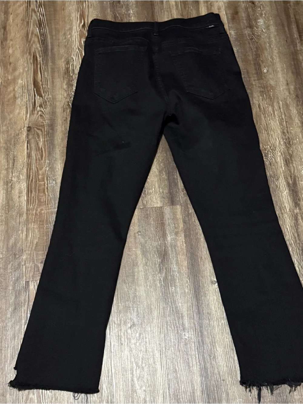Mother The Insider Crop Step Fray Jeans Women's 29 High Rise in Not Guilty Wash